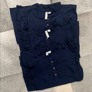 Janie and Jack Midnight Blue Blouse